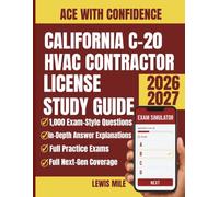 California C-20 HVAC Contractor License Study Guide 2026-2027: Complete Review, 1,000 Practice Questions, and a Full Exam Simulator