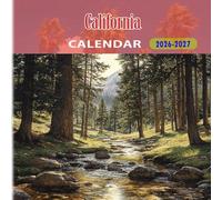 California Calendar 2026-2027: 18 Month Planner To Keep You On Track from Sep 2026 to Dec 2027,Square 8.5 x 8.5 Inches Gift For Organizing & Planning