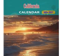 California Calendar 2026-2027: 18 Month Planner To Keep You On Track from Sep 2026 to Dec 2027,Square 8.5 x 8.5 Inches Gift For Organizing & Planning