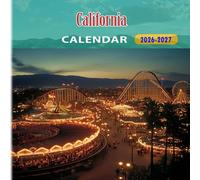 California Calendar 2026-2027: 18 Month Planner To Keep You On Track from Sep 2026 to Dec 2027,Square 8.5 x 8.5 Inches Gift For Organizing & Planning