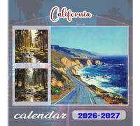 California Calendar 2026-2027: 18 Month Planner To Keep You On Track from Sep 2026 to Dec 2027,Square 8.5 x 8.5 Inches Gift For Organizing & Planning