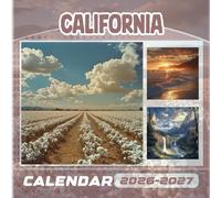 California Calendar 2026-2027: 18 Month Planner To Keep You On Track from Sep 2026 to Dec 2027,Square 8.5 x 8.5 Inches Gift For Organizing & Planning