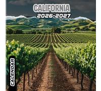 California Calendar 2026-2027: 18 Month Planner To Keep You On Track from Sep 2026 to Dec 2027,Square 8.5 x 8.5 Inches Gift For Organizing & Planning