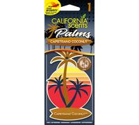 California Car Scents AC CS Ambientador Coche Palmera Papel 1Ud Coco