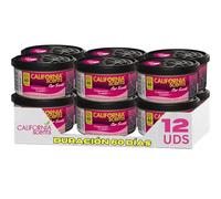 California Car Scents - Deodorante per Auto alla Ciliegia, Coperchio Incluso, Confezione da 12, Rosa