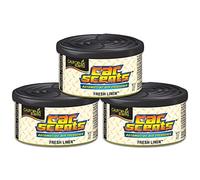 California Car Scents - Deodorante sents Fresh Linen Confezione risparmio - Set