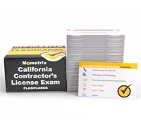 California Contractor Study Cards: California Contractors License Exam Prep and Practice Questions [Full Color Cards]