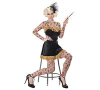 California Costumes 01424 The Amazing Tattooed Lady personaggio Adulto Sized Costumi, Nero, Large