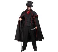 California Costumes 1132 Jack lo Squartatore Spaventoso Costume Adulto Tinta Unita, Nero, L