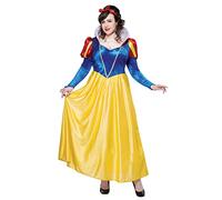 California Costumes 1689-Blu/Giallo-1XL (16-18) Costume Biancaneve per adulti, tinta unita, multicolore, XL