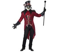 California Costumes CCC-5120-058 Wicked Ringmaster Costume per adulti, grande personaggio nero/rosso, multicolore