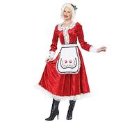 California Costumes Donna Classic Mrs. Claus Adulto, rosso, bianco., Medium