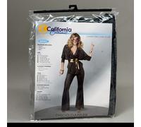 CALIFORNIA COSTUMES Donna Disco Dazzler SZ-XL (12-14) Nero/Argento 01437