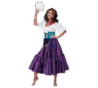 California Costumes, Enchanting Gypsy, adulto, bianco/viola, L