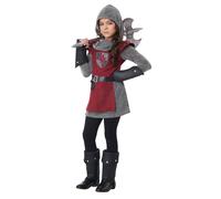 California Costumes Fearless Knight Bambino Medio Rosso/Argento