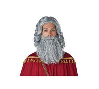 California Costumes Mens Wise Man grigio parrucca e barba, Grigio, taglia unica