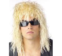 California Costumes Parrucca Costume Bionda Rockin' Dude Giallo, Taglia Unica