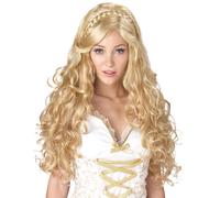 California Costumes Parrucca Costume Diva Gialla Goddess Bionda