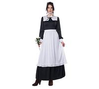 California Costumes 1311 Pilgrim Woman - Costume da adulto, taglia L, colore: nero, bianco