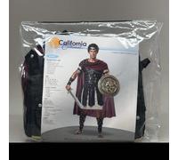 CALIFORNIA COSTUMES Uomo Gladiatore Romano Costume SZ-M (40-42) Rosso/Nero 01258