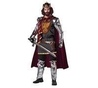 California Costumes Uomo King Arthur Adulto, Argento, Medium