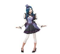 California Costumes womens Broken Doll Sexy Creepy Steampunk Victorian Adult Sized Costume, Purple, X-Small US
