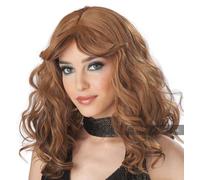 California Costumi Disco Notte 80's Donna Costume Halloween Parrucca 70133