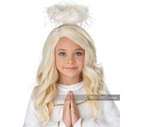 California Costumi D'Oro Angel Parrucca Bionda per Bambini Halloween 70953