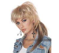 California Costumi Il Femullet Parrucca Bionda Donna Costume Halloween 70950