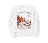 California: Dove Le Scogliere Respirano e Le Maree Restano Felpa