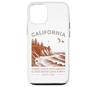California dove le scogliere trattengono il respiro dal 1850 Custodia per iPhone 12/12 Pro