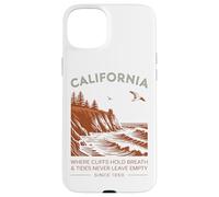 California dove le scogliere trattengono il respiro dal 1850 Custodia per iPhone 15 Plus
