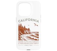 California dove le scogliere trattengono il respiro dal 1850 Custodia per iPhone 15 Pro