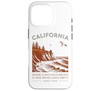 California dove le scogliere trattengono il respiro dal 1850 Custodia per iPhone 16 Pro
