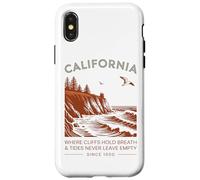 California dove le scogliere trattengono il respiro dal 1850 Custodia per iPhone X/XS