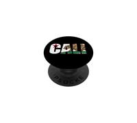 California Flag Cali Home Love Uomini Donne Bambini PopSockets PopGrip Adesivo