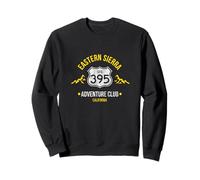 California Highway 395 Eastern Sierra Escursionismo Adventure Club Felpa