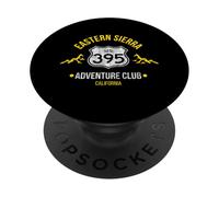 California Highway 395 Eastern Sierra Escursionismo Adventure Club PopSockets PopGrip Adesivo