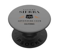 California Highway 395 Eastern Sierra Escursionismo Adventure Club PopSockets PopGrip Adesivo