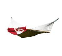 California Hot Chocolate - amaca a doppia barra imbottita resistente alle intemperie (certificata FSC™) czerwony