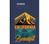 California Is Beautiful With Mountain Sunset, Beach Relaxation Scene, Palm Trees: Gift For California Lovers And Travelers