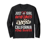 California King Snake Funny California Animals Maglia a Manica