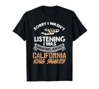 California King Snake Funny California Animals Maglietta