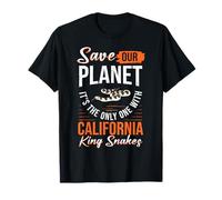 California King Snake Funny California Animals Maglietta