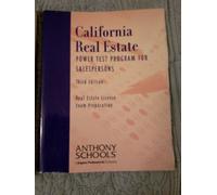 California Real Estate power Test Program for Salespersons, Real Estate License Exam Preparation, Third Edition