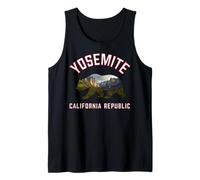 California Republic Bear Yosemite Valley National Park Flag Canotta