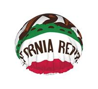 California Republic Bears Riutilizzabile Impermeabile Lavabile Regolabile Adatto a donne di tutte le lunghezze Cuffia da a