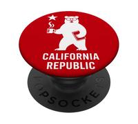 California Republic Flag Tech Imprenditore Innovatore Orso PopSockets PopGrip Adesivo