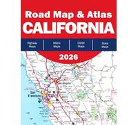 California Road Map - California Road Atlas - California Road Trip Map