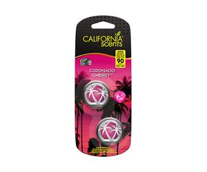 California Scents Mini Diffuser Coronado Cherry profumatore per auto 2 x 3 ml